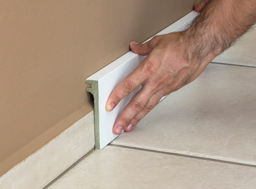 XPS Skirting board cover 110 x 20 mm